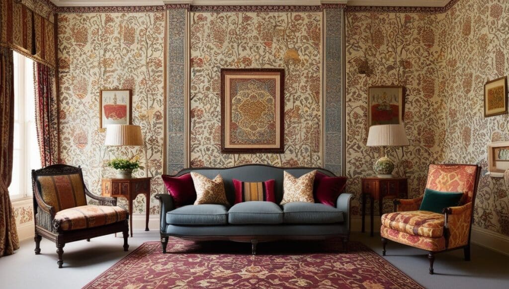 Traditional Wallpaper Designs     Living Room Wallpaper Ideas