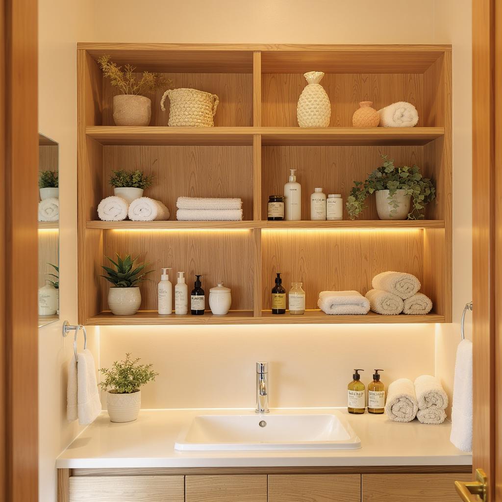 Open Shelving... Midcentury Bathroom Designs