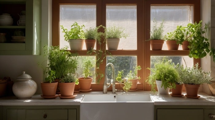 8. Herb Garden on the Window Sill